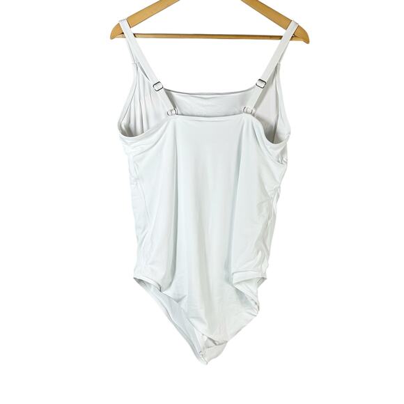 Andie The Amalfi Long Torso One-Piece Swimsuit White Size XXX LT - Picture 3 of 10